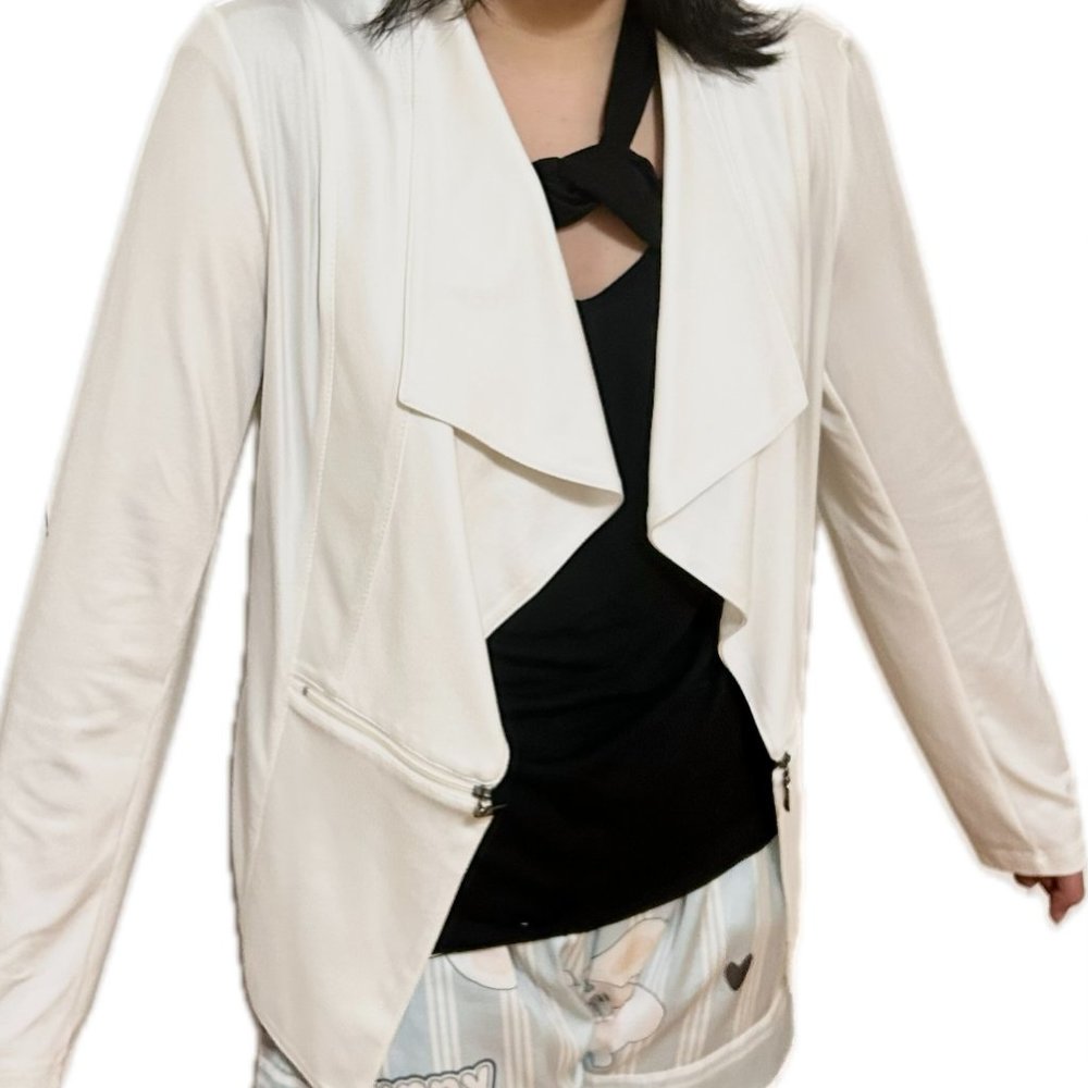 US6 PICADILLY Women's Long Sleeve Cardigan Lightweight Open Front Office Blazer